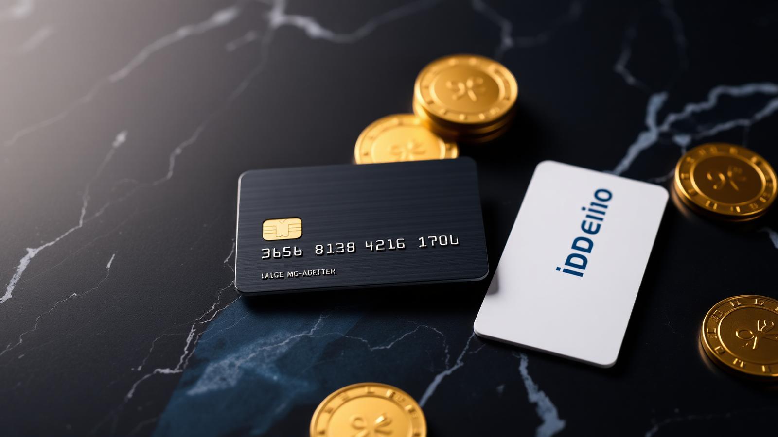 Hand met creditcard bij een online betaling